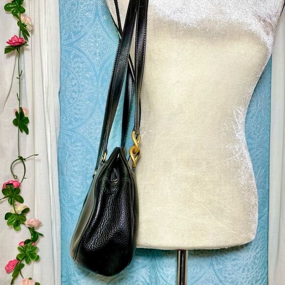 Vintage Guy Laroche Paris Leather Shoulder Bag - Picture 5 of 11